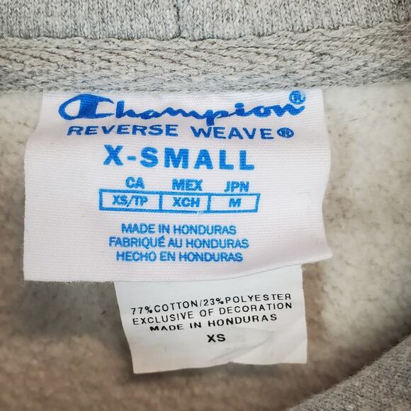 Champion Vintage Reverse Weave XS Sweatshirt Retro Hoodie Gorpcore Warm Pullover - Picture 4 of 10